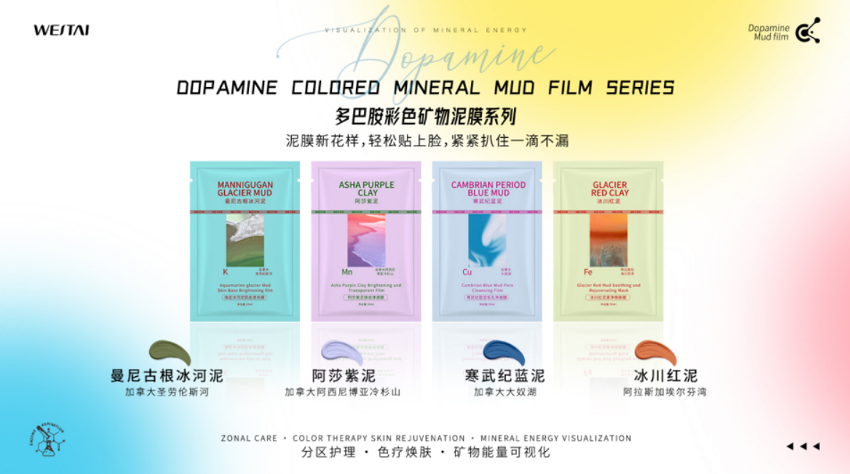 告别泥膜同质化｜微肽彩色矿物泥膜 OEM 打造差异化爆品